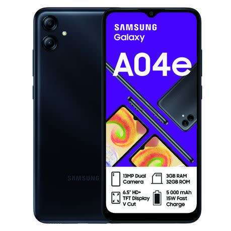 Samsung Galaxy A04e Dual Sim 32GB - Black