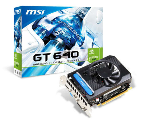 MSI 2GB DDR3 PCIe GRAPHICS CARD NO EXT POWER NEEDED