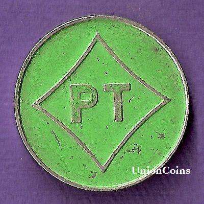 General Post Office Token Denomination (20c) - Hern's Handbook No.442s/green