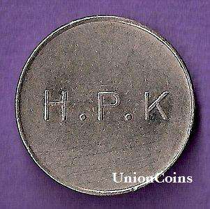 General Post Office Token Denomination (10c) - Hern's Handbook No.442n