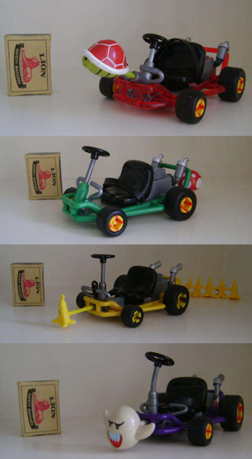 All 4 mario Karts
