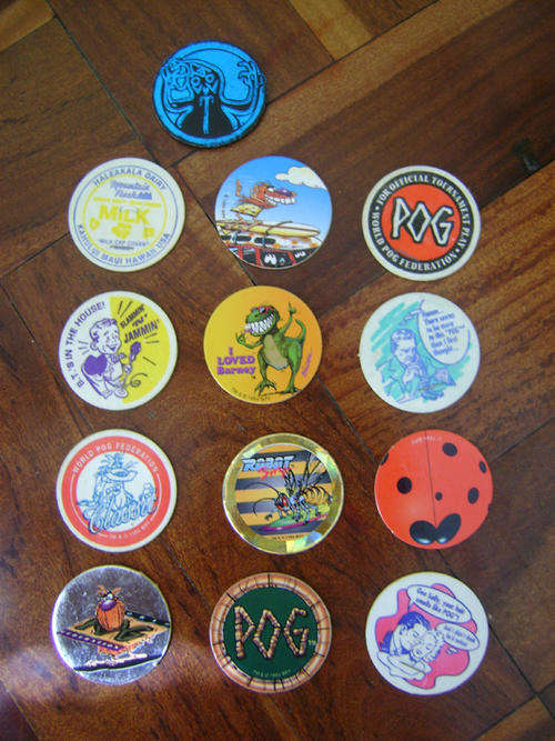 50+ POG slammers from the early 90's
