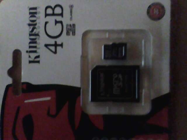 4GB Micro SD Memory Card -Kingston-