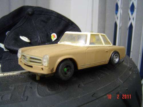 Old scalextric car Mercedes