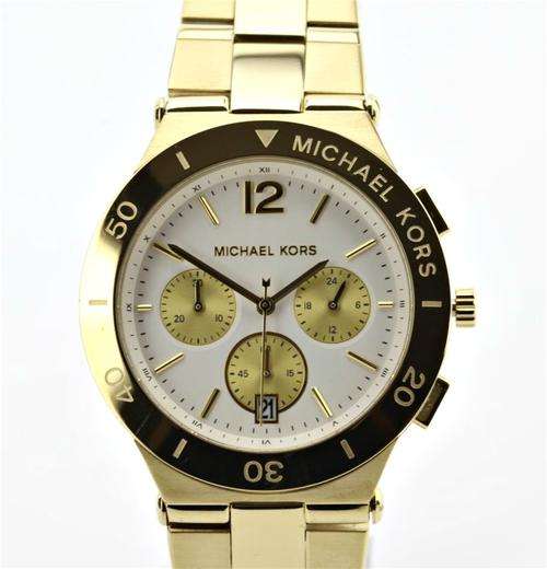 New Ladies Michael Kors Wyatt Chronograph Watch