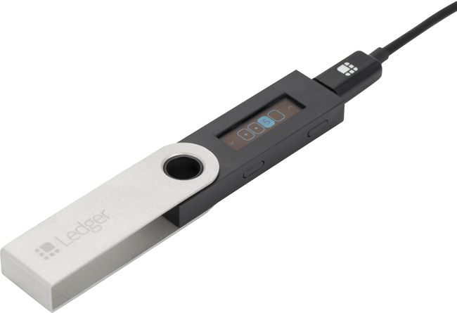 Ledger Nano S - Bitcoin & Ethereum Hardware Wallet