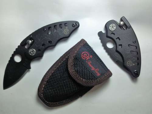 NIFTY SR SPRING LOADED KNIFE WITH POUCH * BID IS PER KNIFE*
