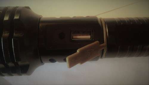 GIVEAWAY***LED***RECHARGEABLE FLASHLIGHT/TORCH WITH A USB PORT.**A GIVEAWAY PRICE