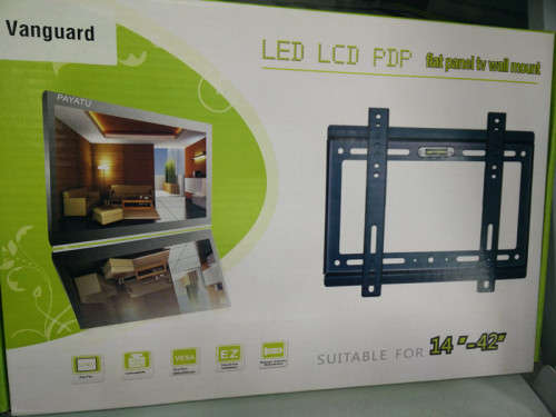 Metal Construction Fixed Wall Mount for LCD / LED / PDP Flat Panel TV from 14 to 42 Inch