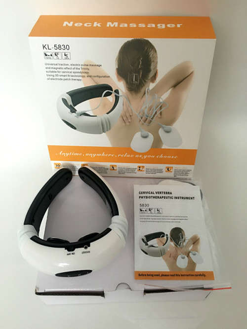 Electric pulse Back and Neck massager Cervical Vertebra