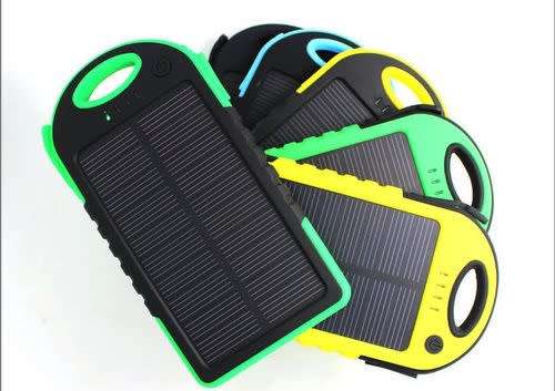 Solar Charger, Solar Power Bank 10000mAh, Solar Battery Charger
