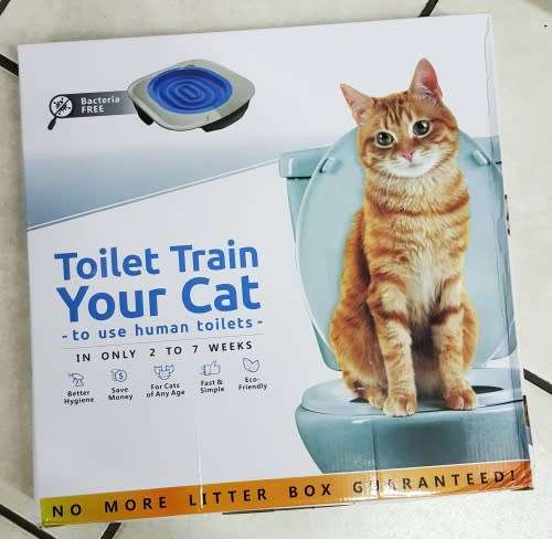 TOILET TRAIN YOUR CAT/EFFECTIVE IN 2-7 WEEKS