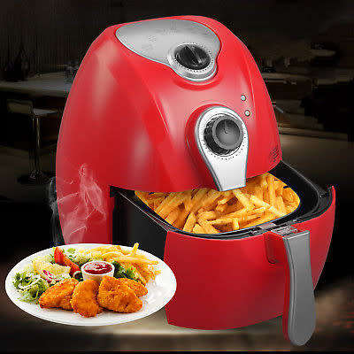 Omega Air Fryer 2.7L 1300W Red.White.Black Available
