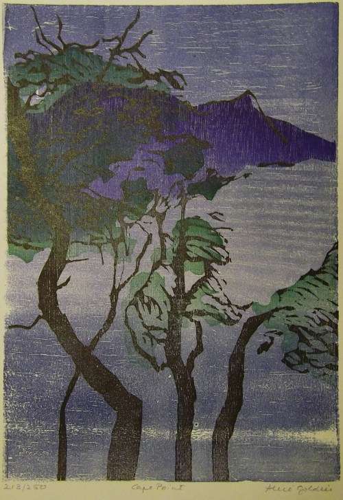 Gregoire  Boonzaier, A. Goldin, U.Shwanecke, Schimmel, Podlashuc. Signed.