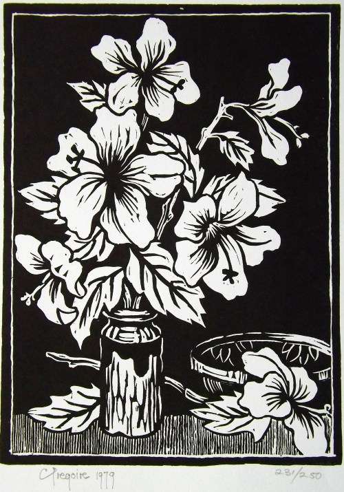 Gregoire Boonzaier lino.