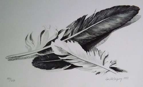 Leon de Blique VERE. Hand printed litho. Pencil signed and numbered. A3.