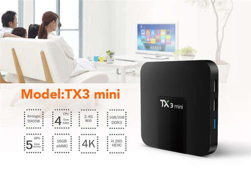 TX3 mini Smart Box - Android 7