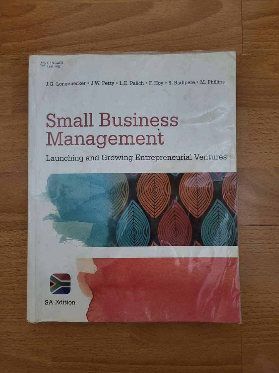 Small Business Management: Launching And Growing Entrepreneurial Ventures | SA ED | UNISA