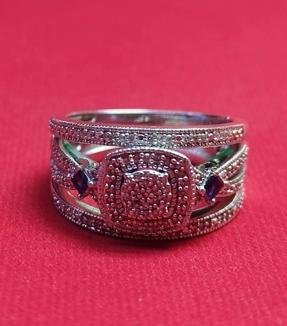 925 Sterling Silver Engagement Ring