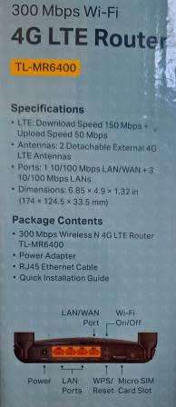 TP Link 4G LTE router