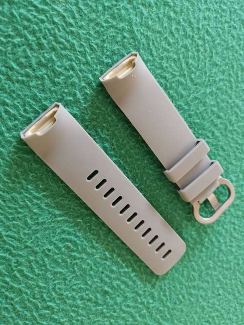 Fitbit Charge 3 Strap - Grey Silicone, Diamond patern  (Local Stock)