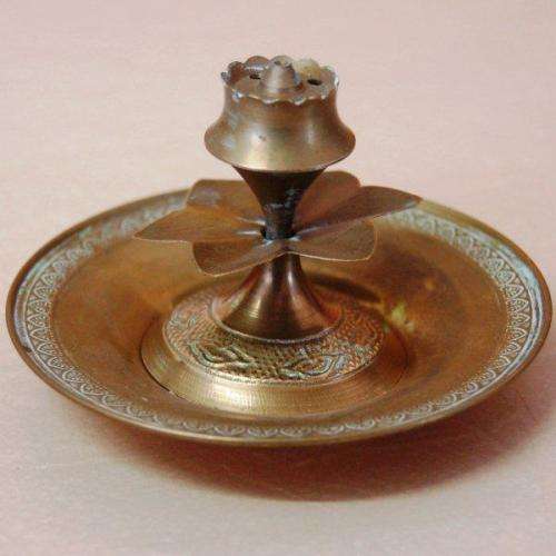 Small Brass Incense Burner -Height 55mm