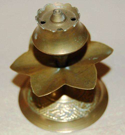 Small Brass Incense Burner -Height 55mm