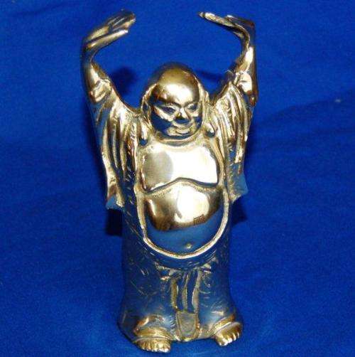 Quality Vintage Large Brass Buddha - Height 190mm
