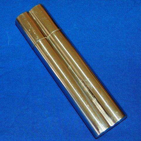 Just when you though you had everything - Stainless Steel Cigar case & Flask Combo