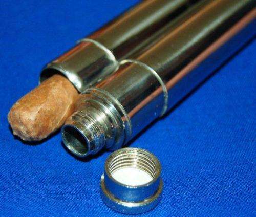 Just when you though you had everything - Stainless Steel Cigar case & Flask Combo
