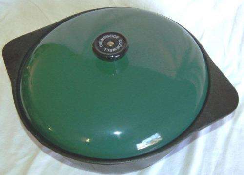 Very Large Cookwell Cast Iron Pot - No.12 - As New - Dia 330mm Depth 110mm Weight 7.350Kg's