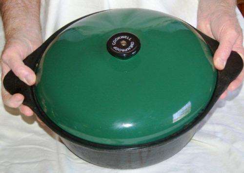 Very Large Cookwell Cast Iron Pot - No.12 - As New - Dia 330mm Depth 110mm Weight 7.350Kg's