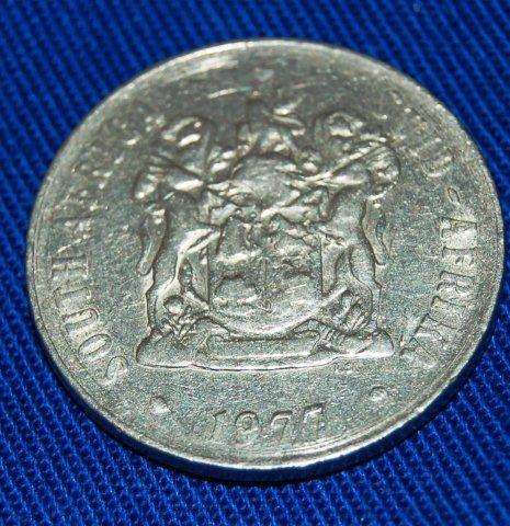 2 X 50c S.A. Coins - 1977 and 1989