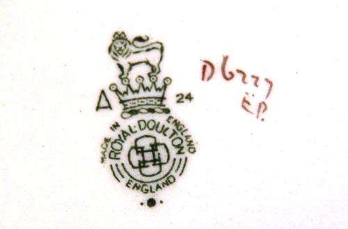 Stunning Royal Doulton "Wild Rose" Lotus Rim Fruit Bowl - D 6227 - C1950 -Diam 300mm Depth 60mm