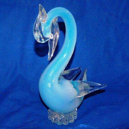 Stunning Blue Murano ?? Swan - Height 240mm