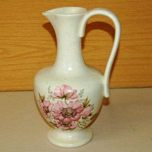 Attractive "Crescent Potteries" Pitcher / Vase - Height 275mm