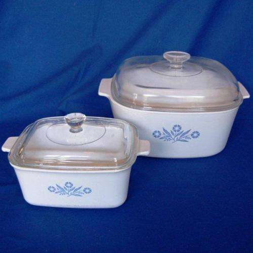 Corning Ware (2 For the price of 1) Largest 4,72 litre - See description for details.