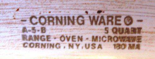 Corning Ware (2 For the price of 1) Largest 4,72 litre - See description for details.