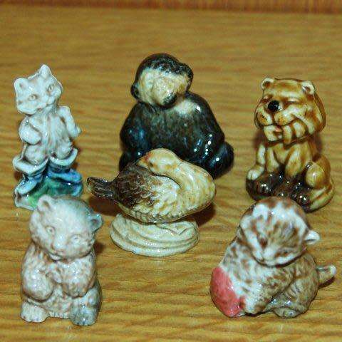 6 Assorted Wade Ornaments - As per Pictures