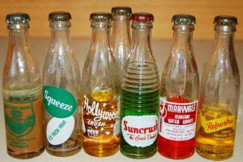 Rare Collection of 19 Miniature S.A. Bottles. See all pics and description for list. LOT No. 3