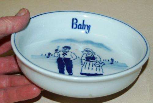 Baby feeding dish with Dutch Design - Diameter 150mm