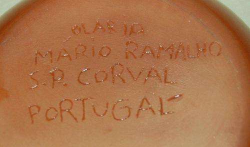 2 Very attractive ceramic bowls from Portugal - Largest Diameter 180mm Depth 50mm