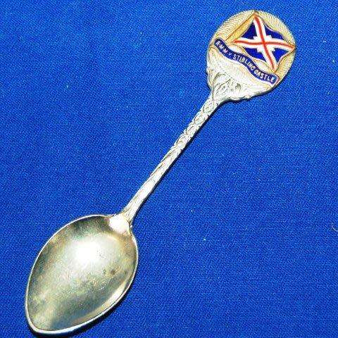 R.M.M.V. Stirling Castle- Silver Plated Teaspoon - Length 115mm