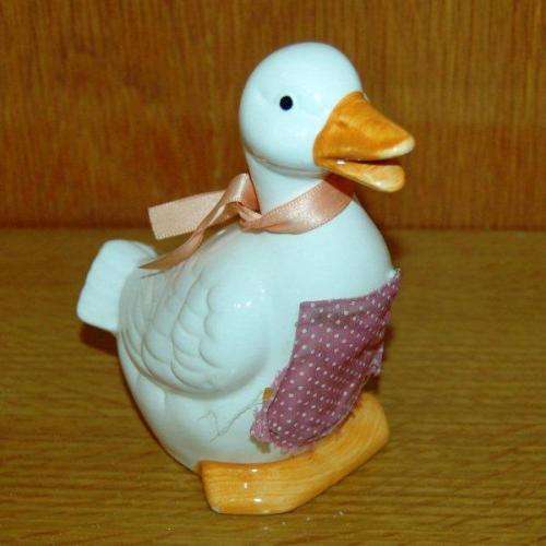 Cheerful Ceramic Duck Salt Pot - Height 140mm