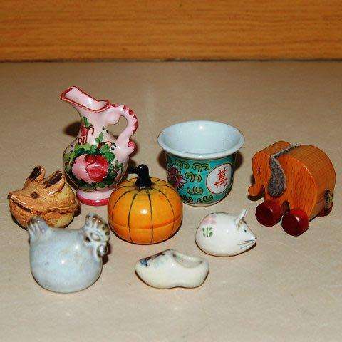 8 Assorted Printers Tray Ornaments - See Pictures and Description