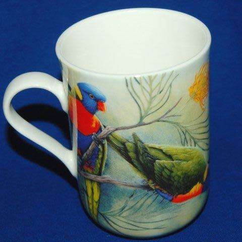 Maxwell Williams Birds of Australia "Lorikeets" Mug - Height 105mm