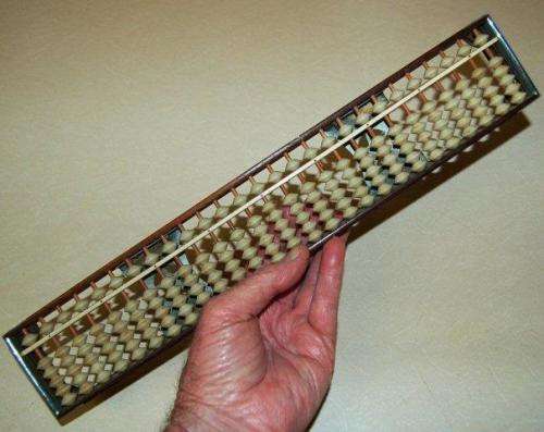 Japanese Soroban Abacus - Length 390mm