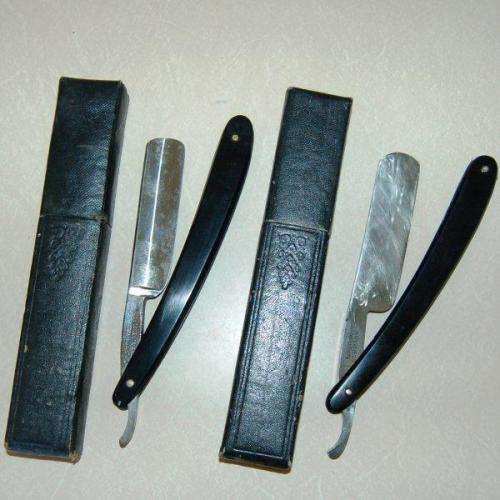 2 Straight Razors - T.R. Cadman & Sons Sheffield & Kabeso Solingen Germany
