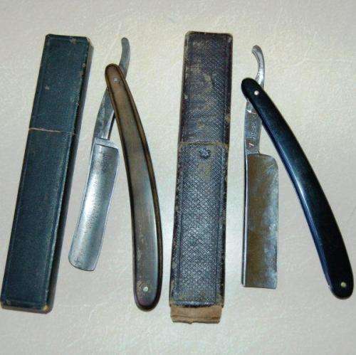 2 Straight Razors - KROPP Shefield and Kabeso No.7 Solingen Germany - See description
