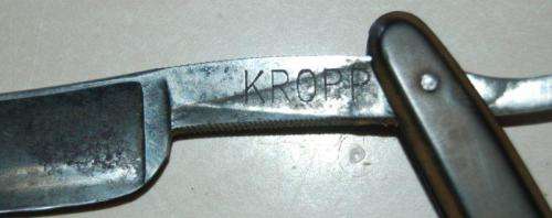 2 Straight Razors - KROPP Shefield and Kabeso No.7 Solingen Germany - See description